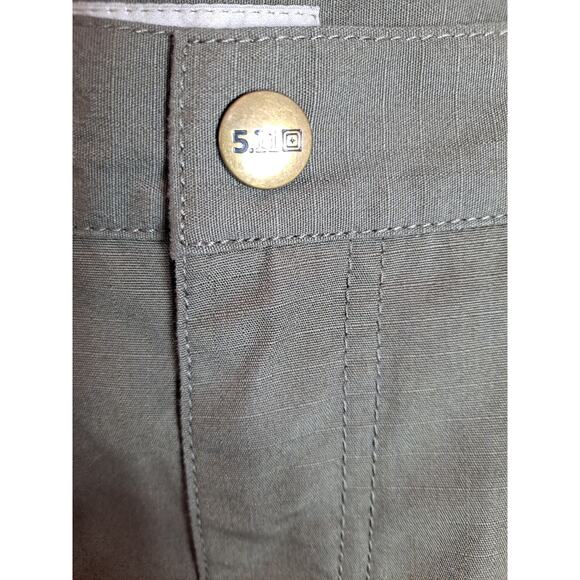 5.11 Tactical Series Men's Olive Green Utility Straight Cargo Pants Size 40x30 - Picture 7 of 7